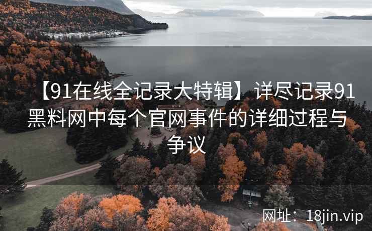 【91在线全记录大特辑】详尽记录91黑料网中每个官网事件的详细过程与争议